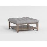 Roseboro Wire Brushed Dark Gray Cocktail Table - Ornate Home