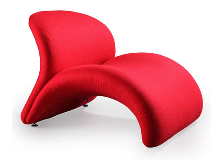 Rosebud Accent Chair in Red - Ornate Home