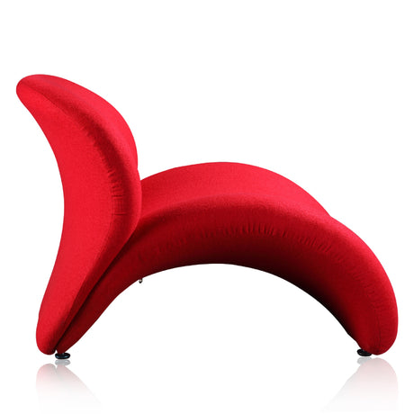 Rosebud Accent Chair in Red - Ornate Home