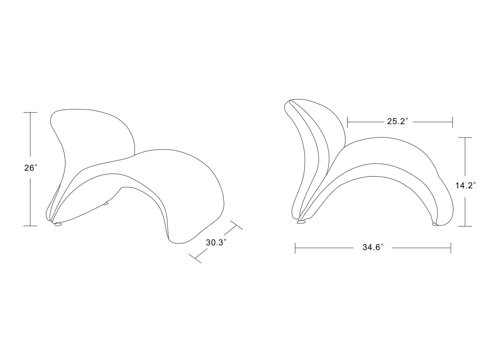 Rosebud Multi Colored Accent Chair in Red, Fuchsia Pink and Yellow (set of 3) - Ornate Home