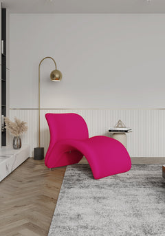Rosebud Multi Colored Accent Chair in Red, Fuchsia Pink and Yellow (set of 3) - Ornate Home