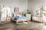 Roseburg Sunbleached/White Cal.King Bed - Ornate Home