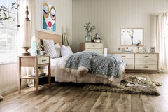 Roseburg Sunbleached/White Cal.King Bed - Ornate Home