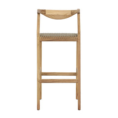 Rosel Natural/Taupe Outdoor Barstool - Ornate Home