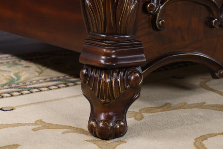 Roselli Dark Cherry 5 Pc. Queen Bedroom Set w/ Chest - Ornate Home