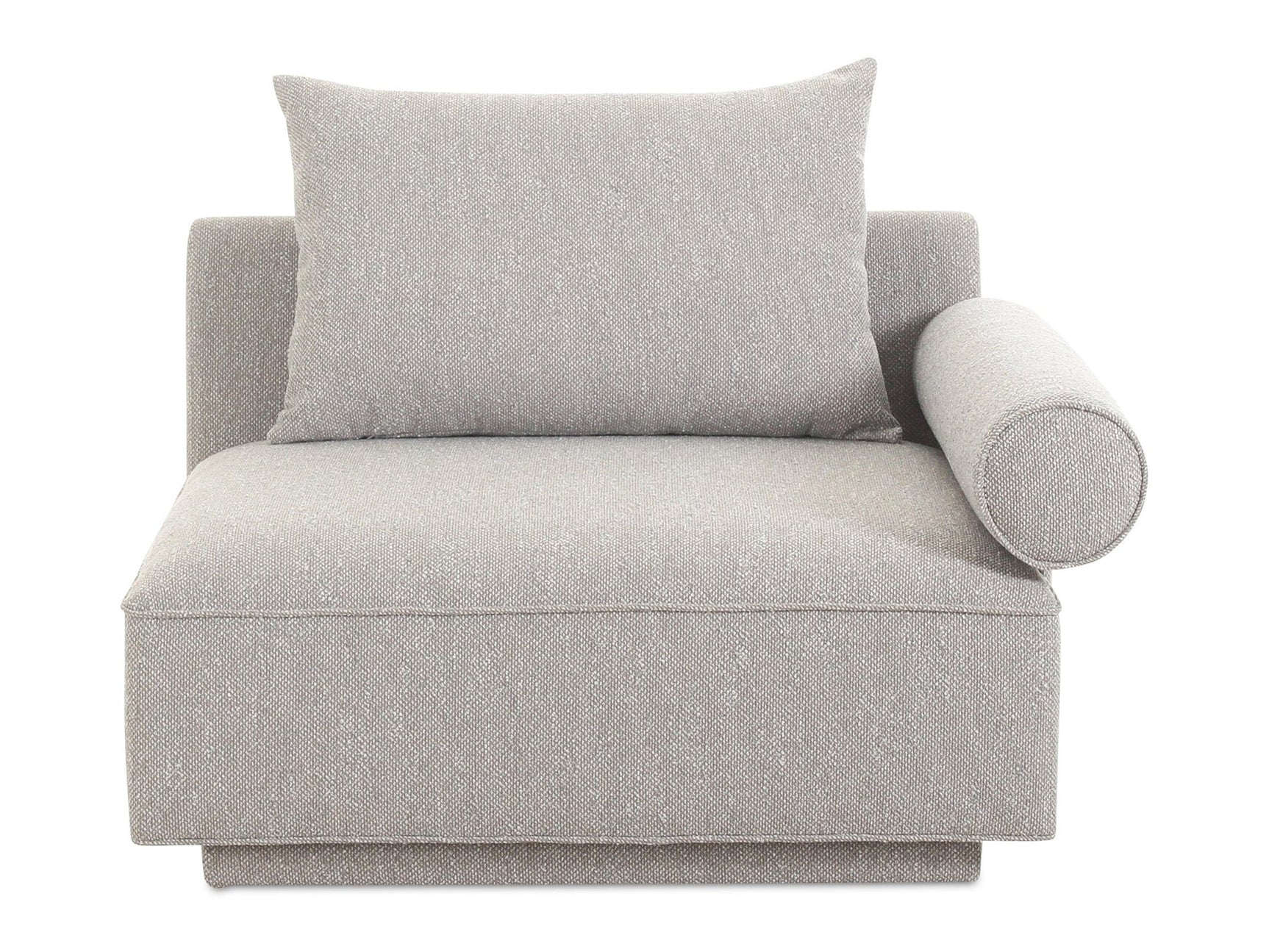 Rosello Light Grey Right Arm Facing Chair - Ornate Home