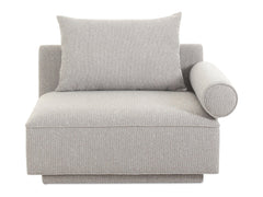Rosello Light Grey Right Arm Facing Chair - Ornate Home