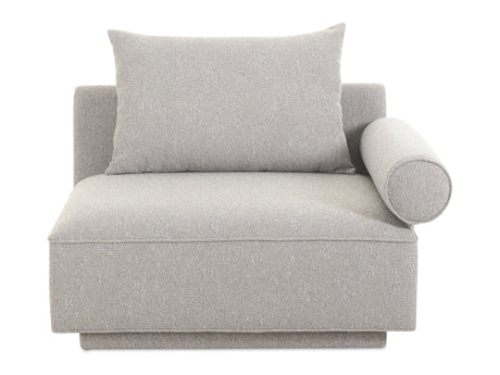 Rosello Light Grey Right Arm Facing Chair - Ornate Home