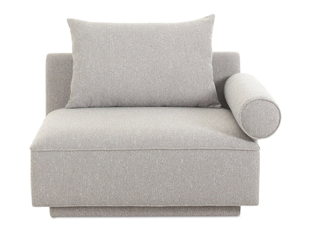 Rosello Light Grey Right Arm Facing Chair - Ornate Home