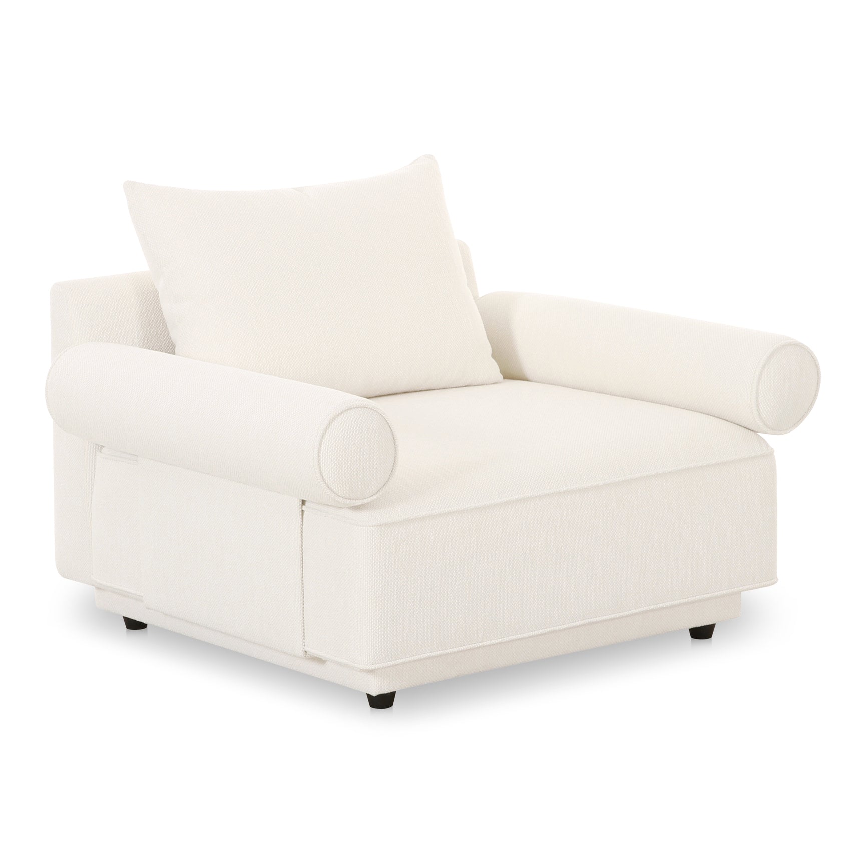 Rosello White Armchair - Ornate Home