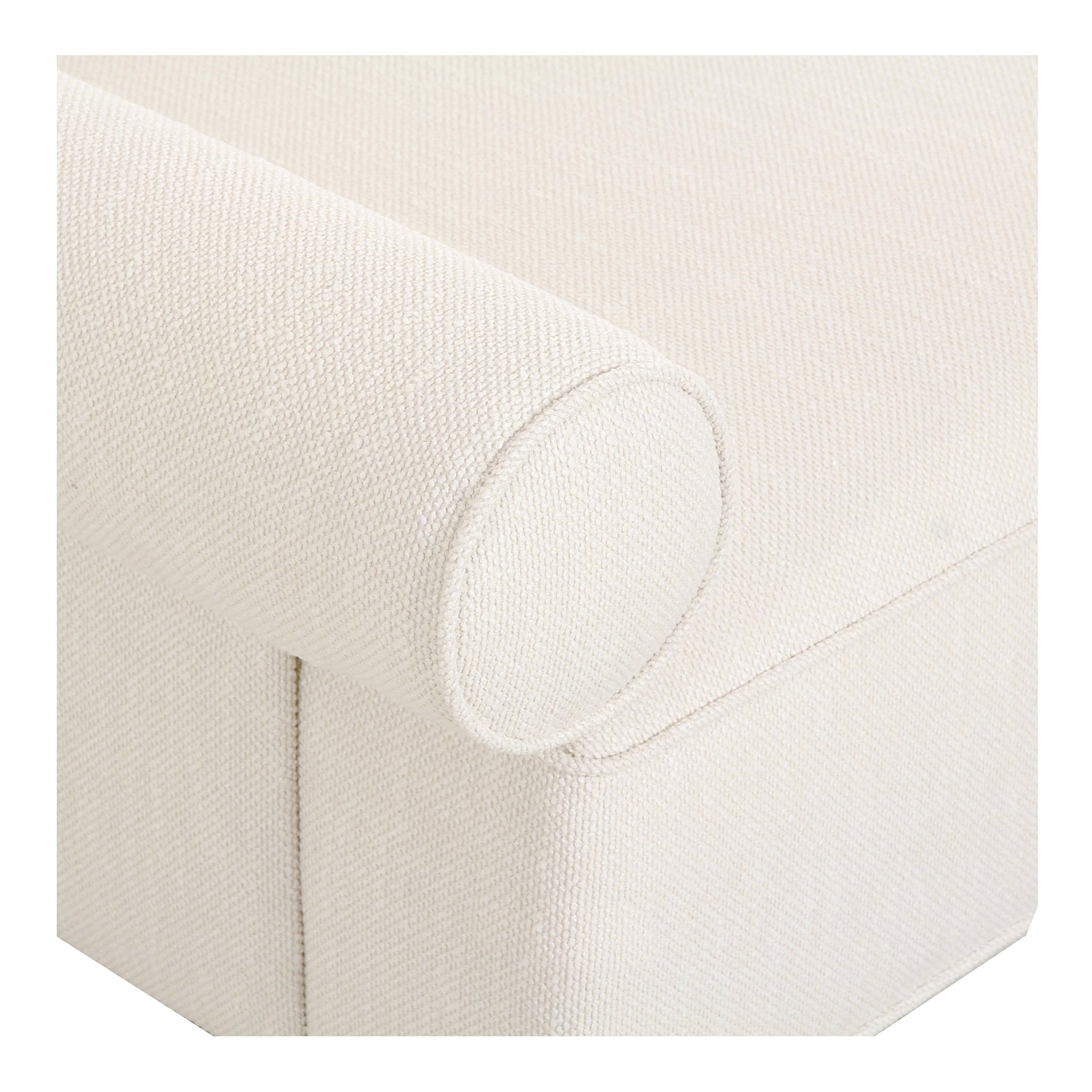 Rosello White Left Arm Facing Chair - Ornate Home