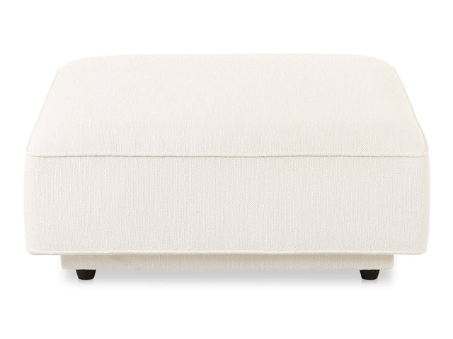 Rosello White Ottoman - Ornate Home