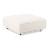 Rosello White Ottoman - Ornate Home