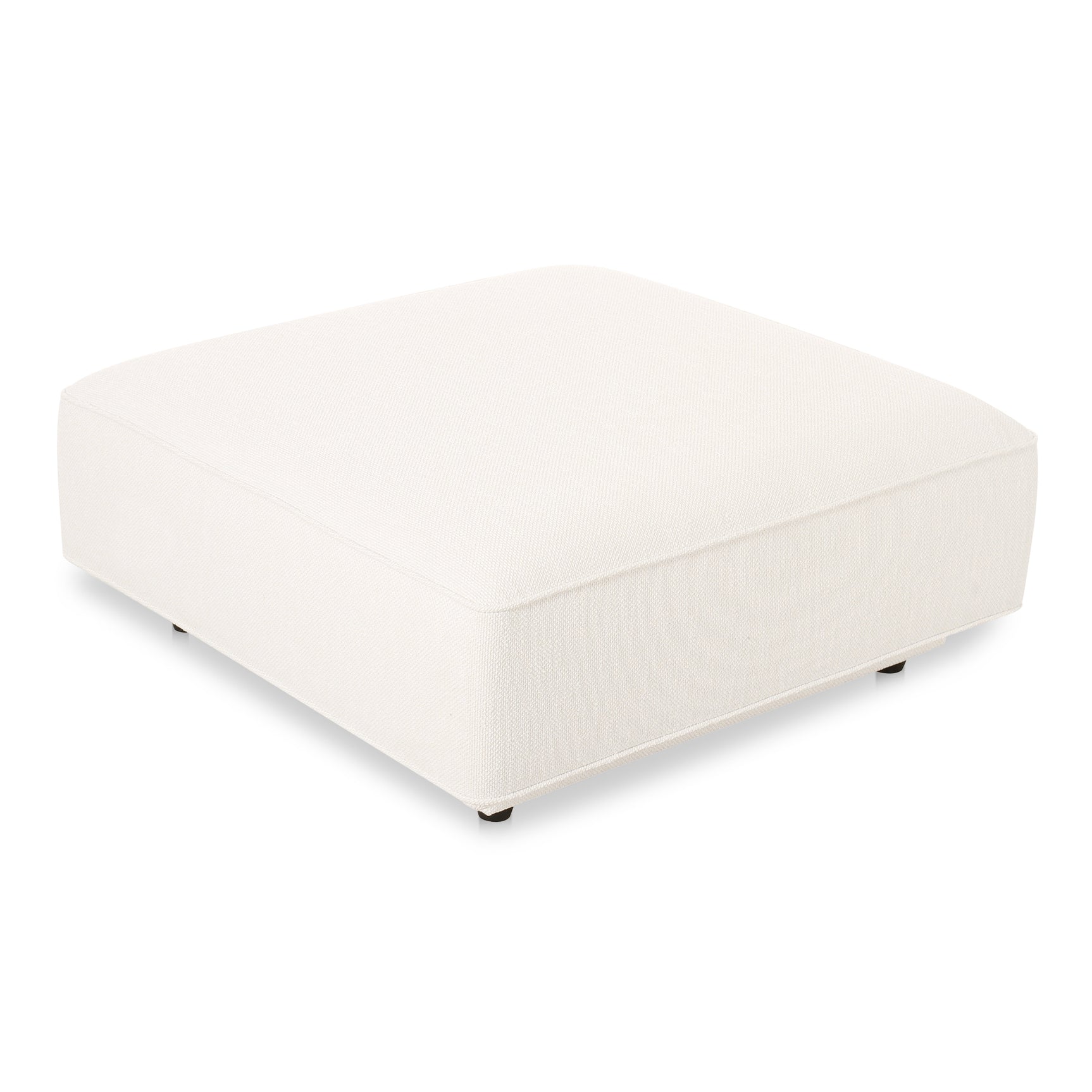 Rosello White Ottoman - Ornate Home