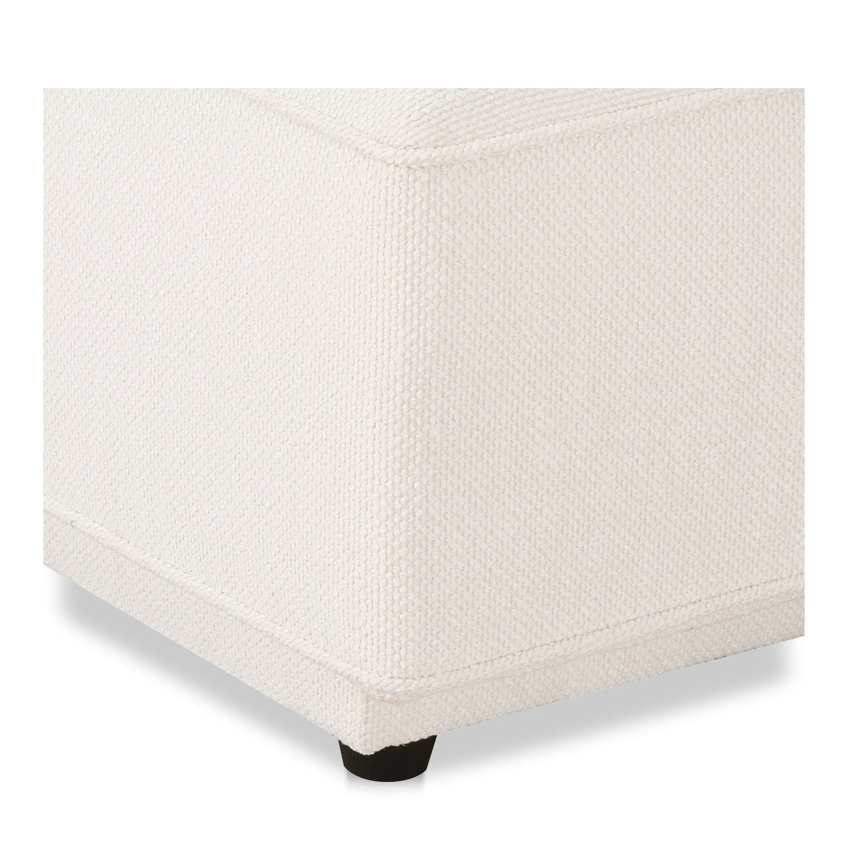 Rosello White Ottoman - Ornate Home