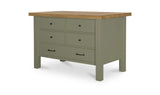 Rosemary Green Kitchen Island - Ornate Home