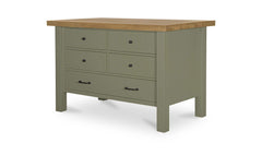 Rosemary Green Kitchen Island - Ornate Home
