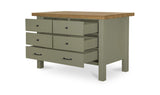 Rosemary Green Kitchen Island - Ornate Home