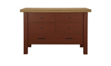 Rosemary Red Kitchen Island - Ornate Home