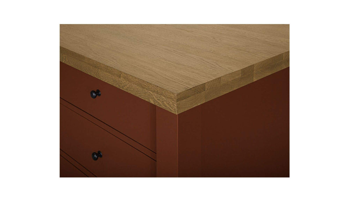 Rosemary Red Kitchen Island - Ornate Home