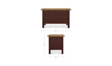 Rosemary Red Kitchen Island - Ornate Home