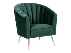 Rosemont Accent Chair in Green and Gold - Ornate Home