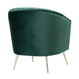 Rosemont Accent Chair in Green and Gold (set of 2) - Ornate Home