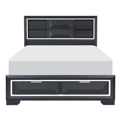 Rosemont Midnight Blue California King Platform Bed - Ornate Home