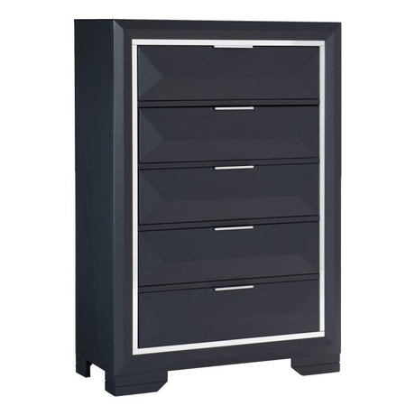 Rosemont Midnight Blue Chest - Ornate Home