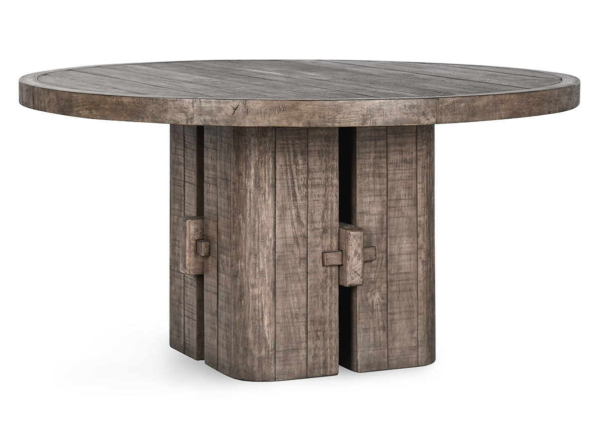 Rosemount Aged Brown Round Dining Table - Ornate Home