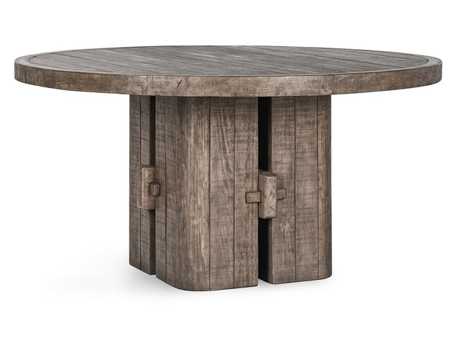 Rosemount Aged Brown Round Dining Table - Ornate Home