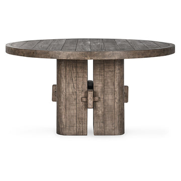 Rosemount Aged Brown Round Dining Table - Ornate Home