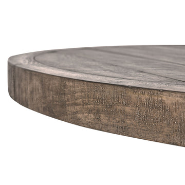 Rosemount Aged Brown Round Dining Table - Ornate Home