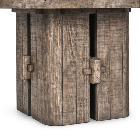 Rosemount Aged Brown Round Dining Table - Ornate Home