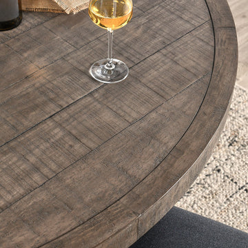 Rosemount Aged Brown Round Dining Table - Ornate Home