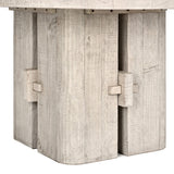 Rosemount Whitewash Round Dining Table - Ornate Home