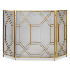 Rosen Gold Fireplace Screen - Ornate Home
