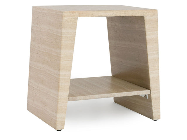 Rosen Natural Outdoor Rectangle End Table - Ornate Home