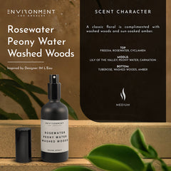 Rosewater | Peony Water | Washed Woods Room Spray (Inspired by Issey Miyake L'Eau d'Issey®) - Ornate Home