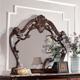 Rosewood Antique Dark Oak Mirror - Ornate Home