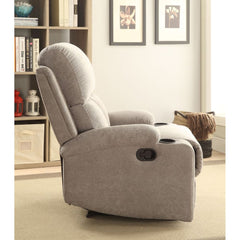 Rosia Gray Velvet Power Recliner - Ornate Home