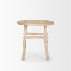 Rosie Blonde Large Wood End Table
