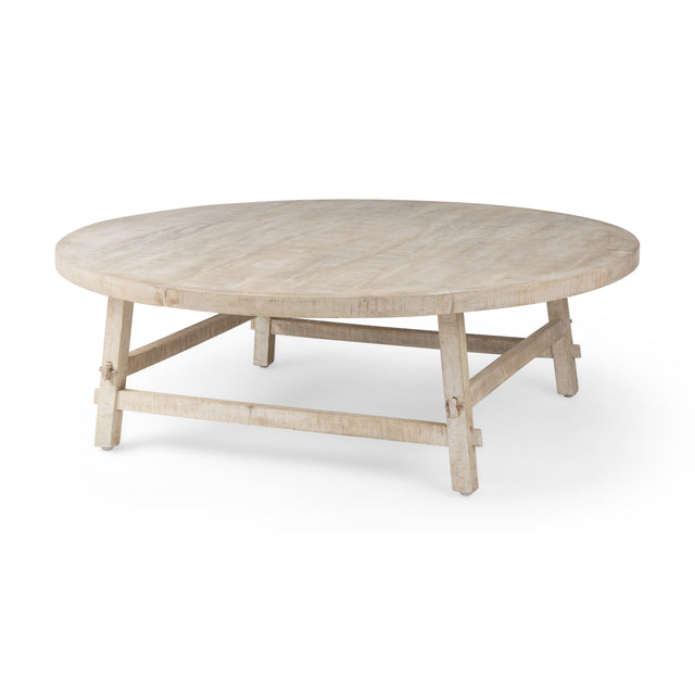 Rosie Blonde Round Wood Coffee Table