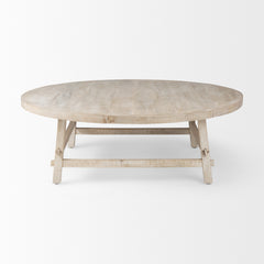 Rosie Blonde Round Wood Coffee Table