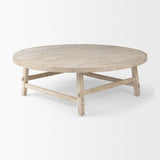 Rosie Blonde Round Wood Coffee Table