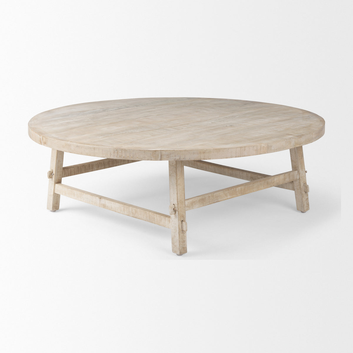 Rosie Blonde Round Wood Coffee Table