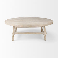 Rosie Blonde Round Wood Coffee Table