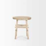 Rosie Blonde Small Wood End Table - Ornate Home