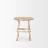 Rosie Blonde Small Wood End Table - Ornate Home