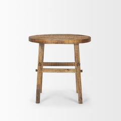 Rosie Brown Large Wood End Table - Ornate Home